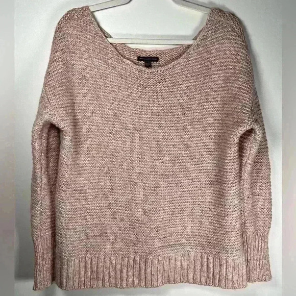 American Eagle Outfitters Sweaters - American Eagle Oversized Pink Sweater Cozy Chunky Knit Women’s Size Small